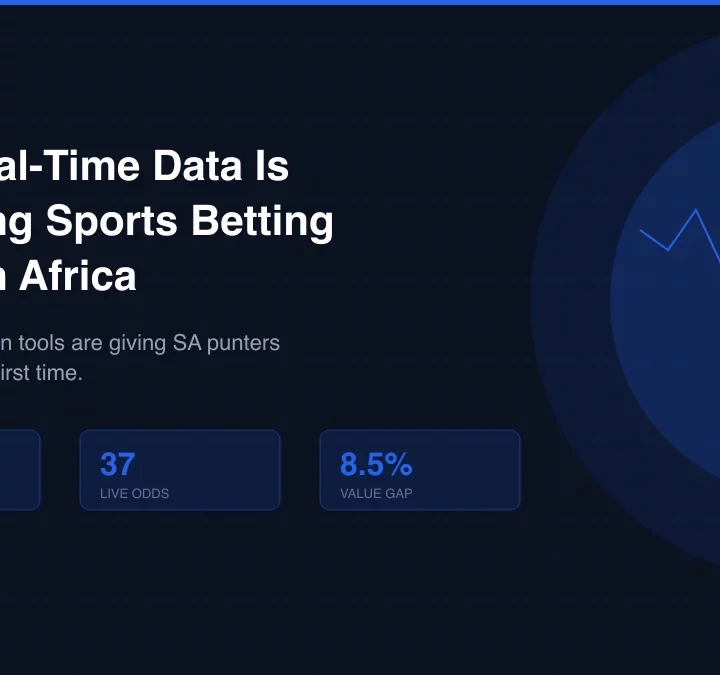 How South African Developers Are Using Real-Time Data to Change Sports Betting